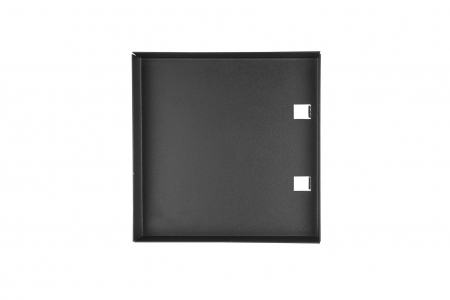 Теневой диффузор под плитку FoZa 207х207 с вентилятором на шарикоподшипнике 100СНК, обратный клапан, таймер+датчик влажности, черная, 100мм